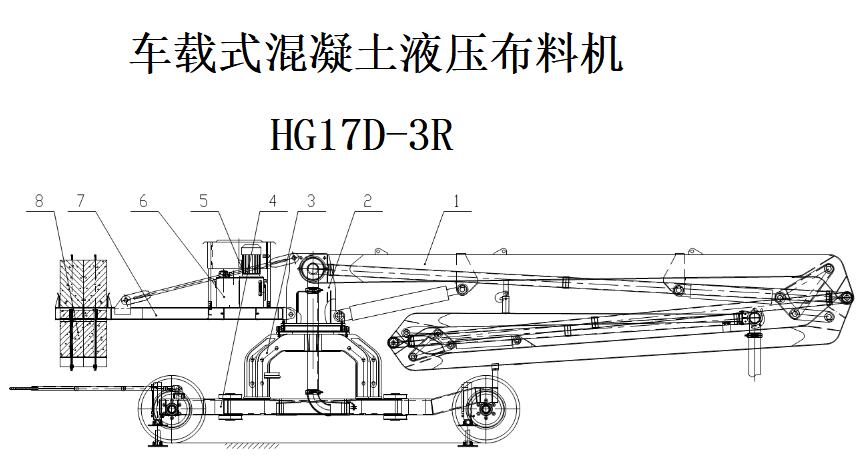 車(chē)載布料機(jī)圖紙 車(chē)載布料機(jī)圖紙